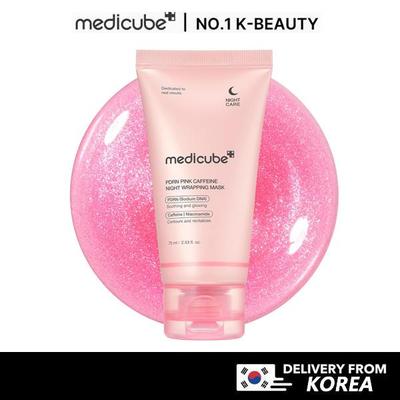 Medicube PDRN Розовая Кофеиновая Ночная Обертывающая Маска 75 мл