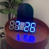 3D цифровой будильник творческий интеллектуальный светочувствительный светодиодный настенный студенческий электронный будильник украшение дома с дисплеем температуры