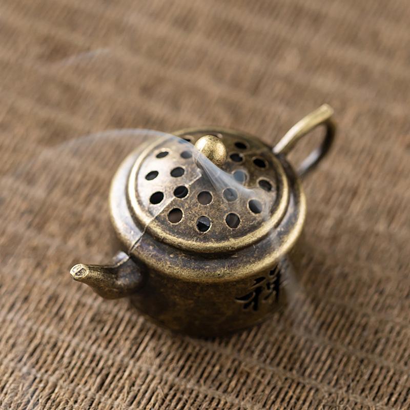 Мини-курильница в стиле дзен, сплав благовоний, мини-курильница Boshan, китайская старинная, для украшения дома, держатель для благовоний из сандалового дерева