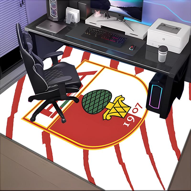 Augs-burg Crest Rug for Living Room, Game Rooms, Office, Bedroom, Office Floor Mat Playful Design, fan gifts Christmas decor