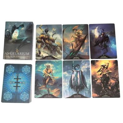 Angelarium Oracle of Emanations Полная колода на английском языке из 33 карт Таро настольная игра карты