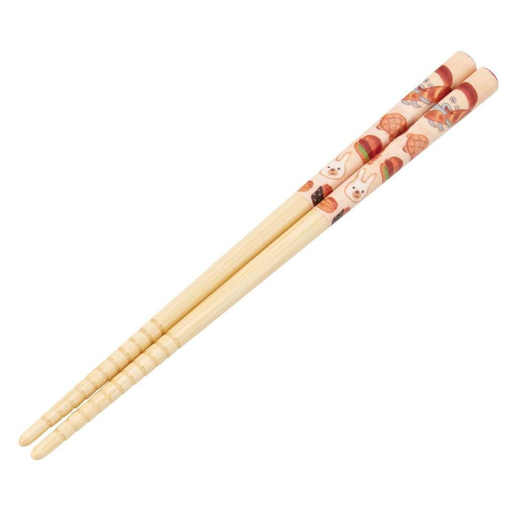 Skater Bamboo Chopsticks 16.5cm Made Japan Pan Dorobou ANT2