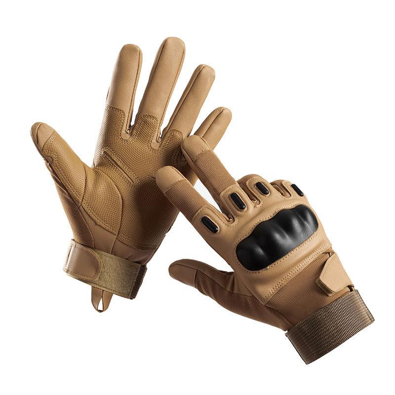 Тактические перчатки с жесткой оболочкой, полнопалые, с длинными пальцами, для велоспорта, полевые, для военных фанатов, для боевой подготовки, уличные, с защитой от скольжения, спортивные перчатки
