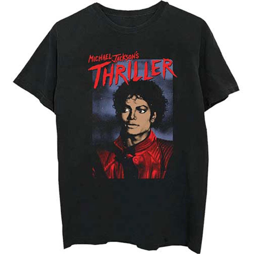 Men's Michael Jackson Thriller Pose Slim Fit T-shirt X-Large Black