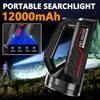 Most Powerful Handheld Flashlight High Power Spotlight Work Light USB Rechargeable Searchlight Long Range Torch Camping Lantern