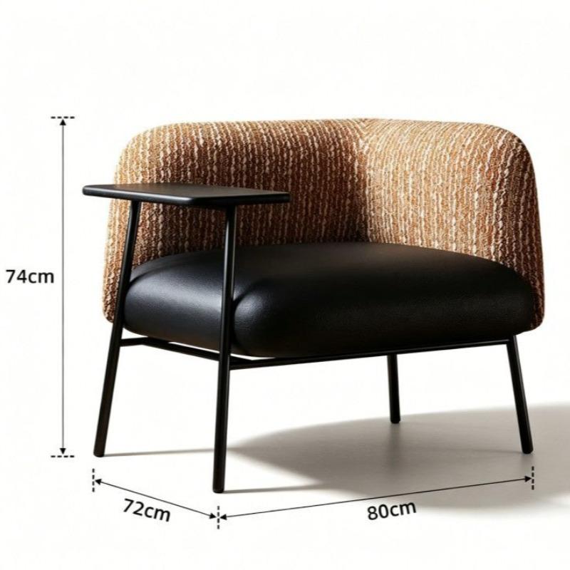 Comfortable Living Room Chair Luxury Backrest Chairs Decorative Modern Armchair Multifunctional Aesthetic Bedroom Armchairs