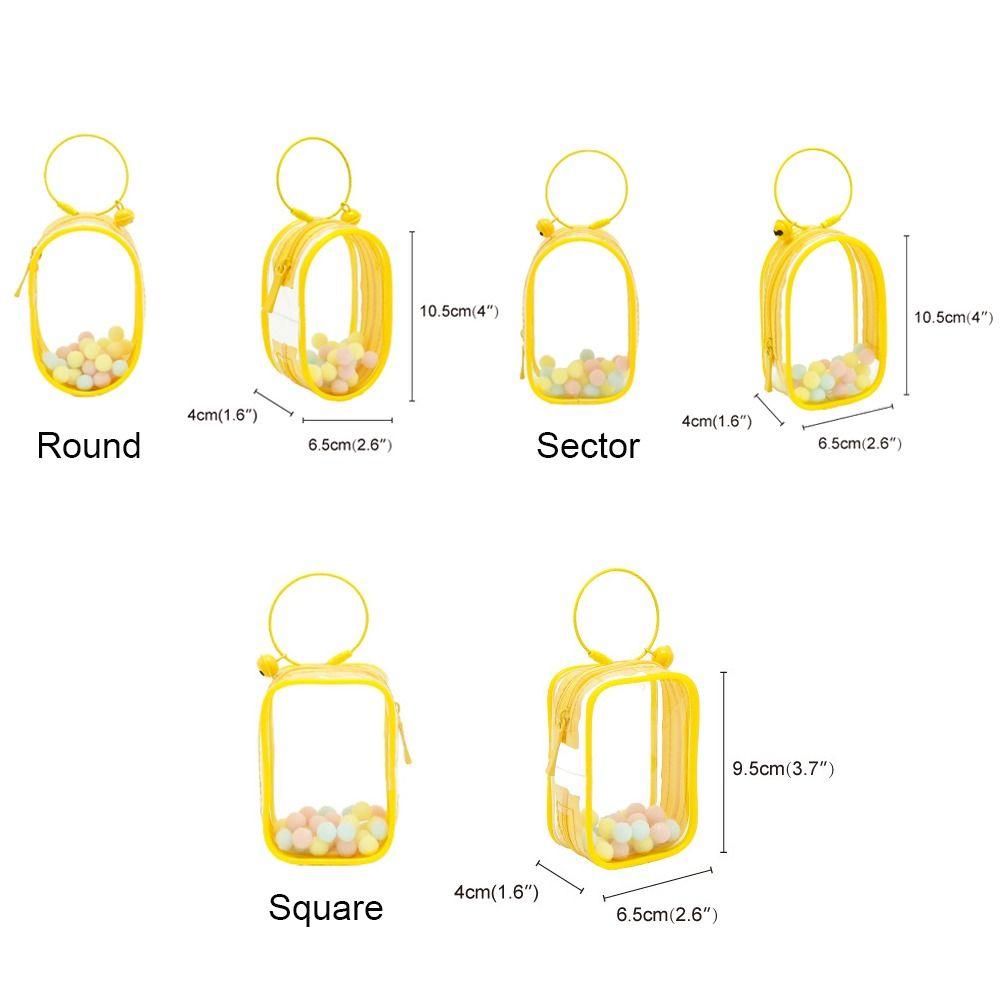 Многоцветная таинственная коробка для кукол, прозрачная сумка для ключей, прозрачная сумка-кошелек для улицы