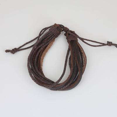 Вязаный Повседневный Мужской Браслет из Натуральной Кожи Аксессуары