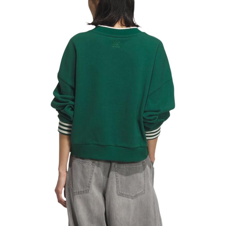 Adidas Оригинальный FW25 Командный свитшот Удобный Универсальный Свободный Пуловер с V-образным вырезом Женский свитшот KC5846