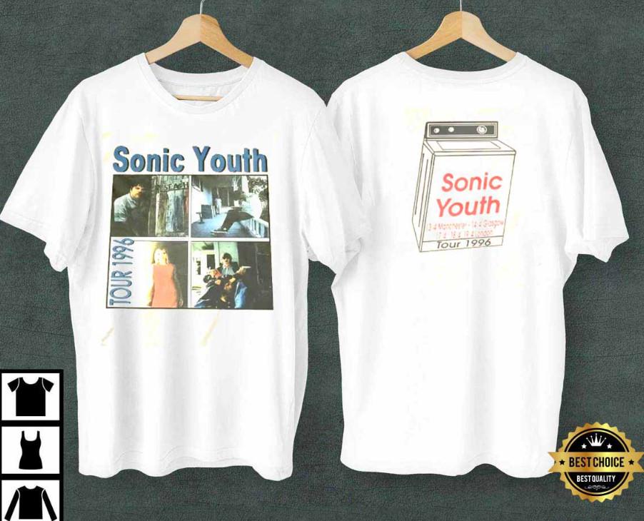 Футболка Sonic Youth 1996 UK Tour Унисекс