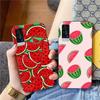 Watermelon Summer Fruit Phone Case For VIVO Y95 Y93 Y31 Y20 V19 V17 V15 Pro X60 NEX Soft Black Phone Cover