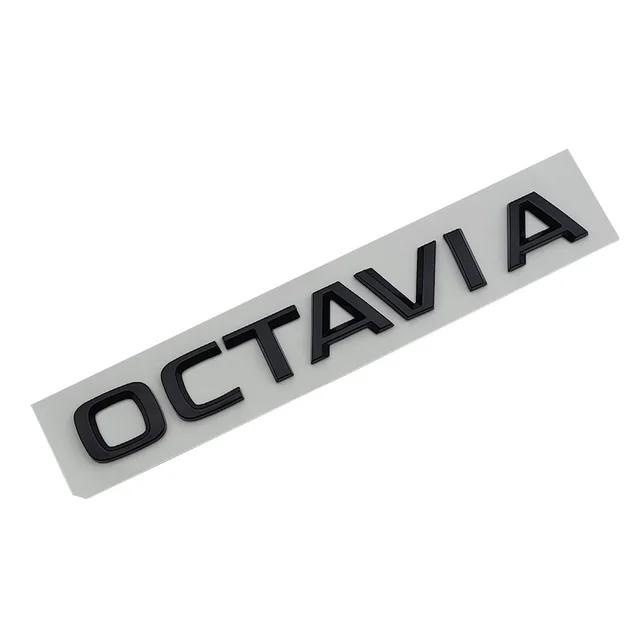 3D Хромированный ABS Логотип OCTAVIA Буквы Значок на Багажник Автомобиля Для Skoda VRS RS Octavia 1 2 3 4 MK2 MK3 MK4 A5 A7 Наклейка Аксессуары