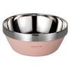 Captain Stag Outdoor Insulated Bowl CS UE-4959 Double Wall 13cm 420ml Pink Stackable Cold Retentive