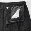 STCO Diems Denim Elastic Waist Set-Up Half Pants Charcoal (Wide Fit)_Ldmvb05Wsc