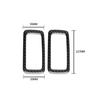 Carbon Fiber Rear Roof Reading Light Trim Cover For Porsche Macan 2014-
