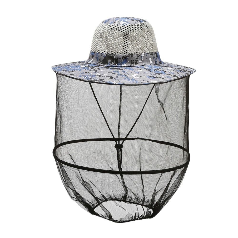 Outdoor Sunscreen Fishing Sun Cap Repellent Protection Insect Proof Cap Mosquito Hat for Men Women