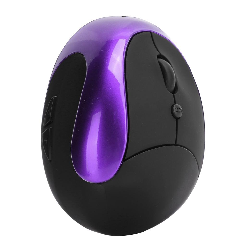 Optical Vertical Mouse Wireless 3rd Gen Right Hand Ergonomic Grip Office Gaming Computer MicePurple