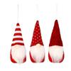 Christmas Gnome Ornaments Christmas Gnome Ornament Set with Faceless Doll Pendant Lanyard Knitted Hat Festive Holiday Home