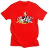 Funny Mickey Mouse Minnie Collage T Shirts Short Sleeved T-shirt Summer Tee Tops Cotton Oversized Tshirts Gift Unisex
