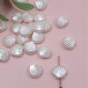 Искусственный жемчуг для браслета, ожерелья, звезды, акриловые серьги, аксессуары для изготовления ювелирных изделий, 5 шт./20 шт., подвеска, белые бусины в форме сердца из ракушек