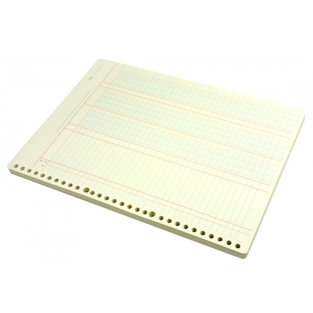 KOKUYO Трехцветная печать, вкладные листы, формат А4, аппликационная книга, 30 отверстий, 100 листов, Li-177