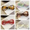 Korean Style Acetate Hair Clip Side Clip Bowknot Barrettes Elegant Bow Hairpin  Daily