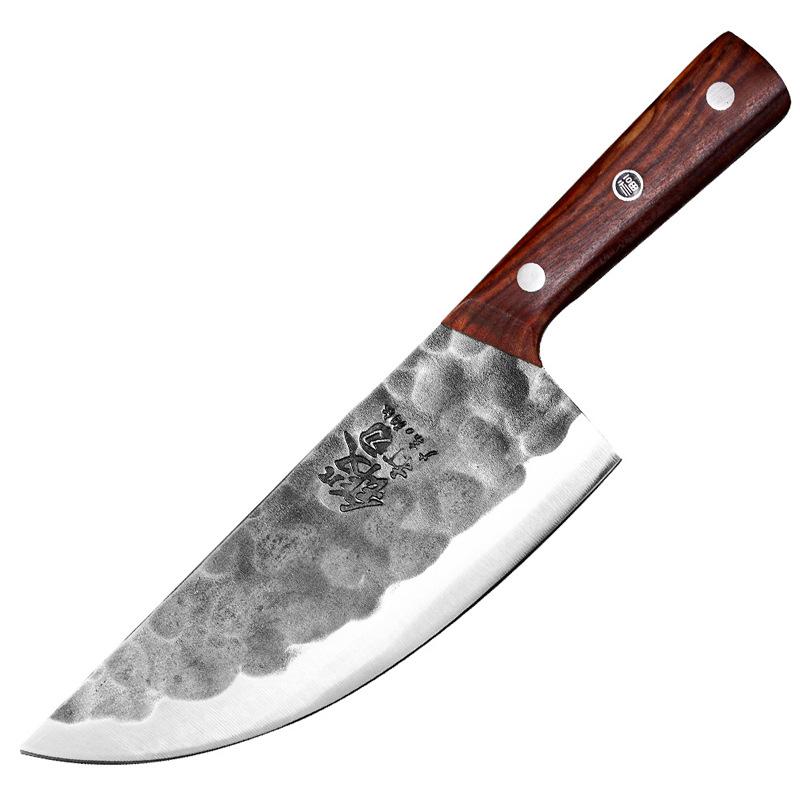 Handmade Stainless Steel Kitchen Chef Knife Meat Cleaver Knife Fruit Vegetable Slicing Cutter Tool