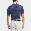 adidas Рубашка поло Go-To Printed Mesh Polo Shirt Men Polo Shirts Deep-Blue IU4428