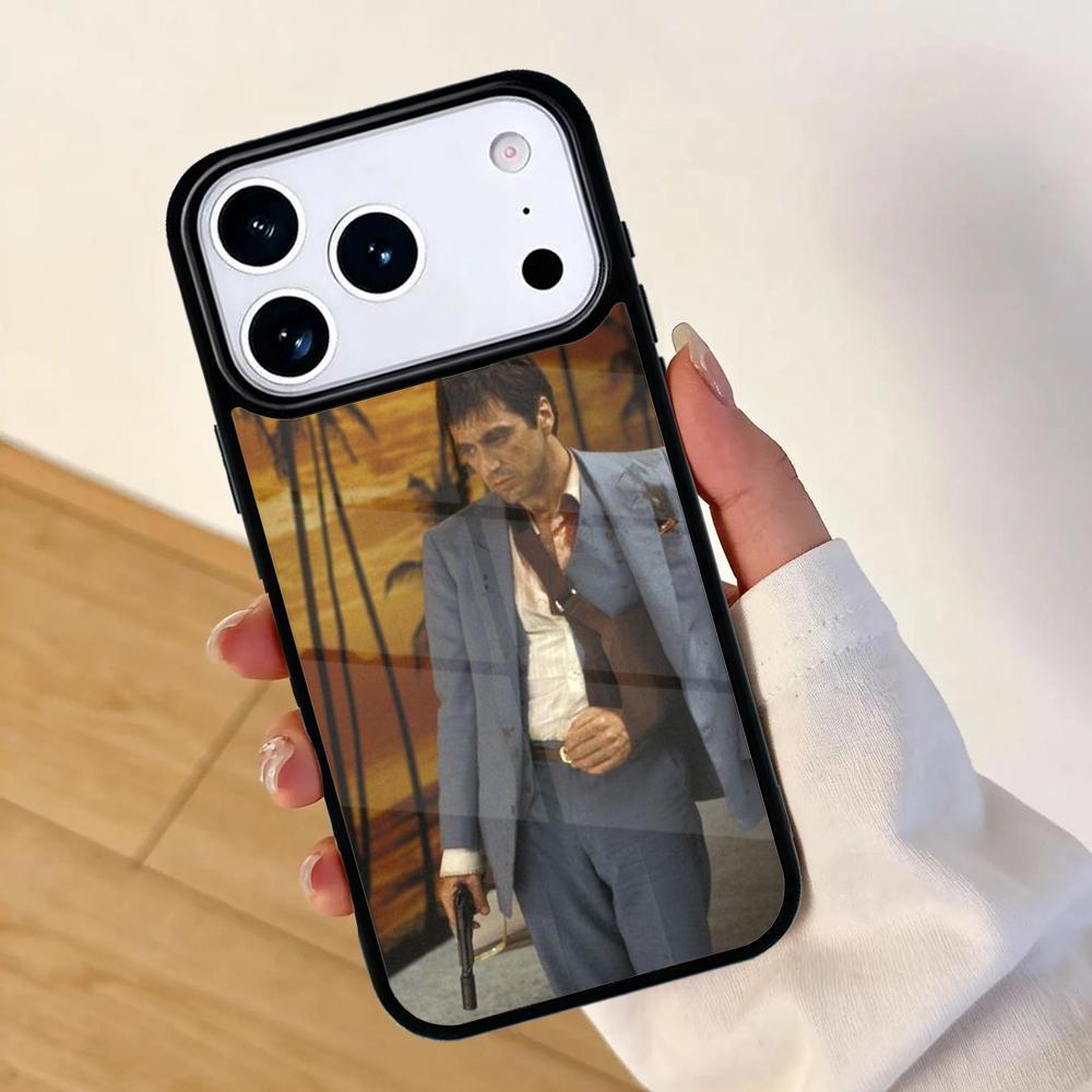 Film Scarface Tony Montana Mobile Phone Case for IPhone 17 AIR 16pro Max 15 14 13 12 11 Bumper Cover