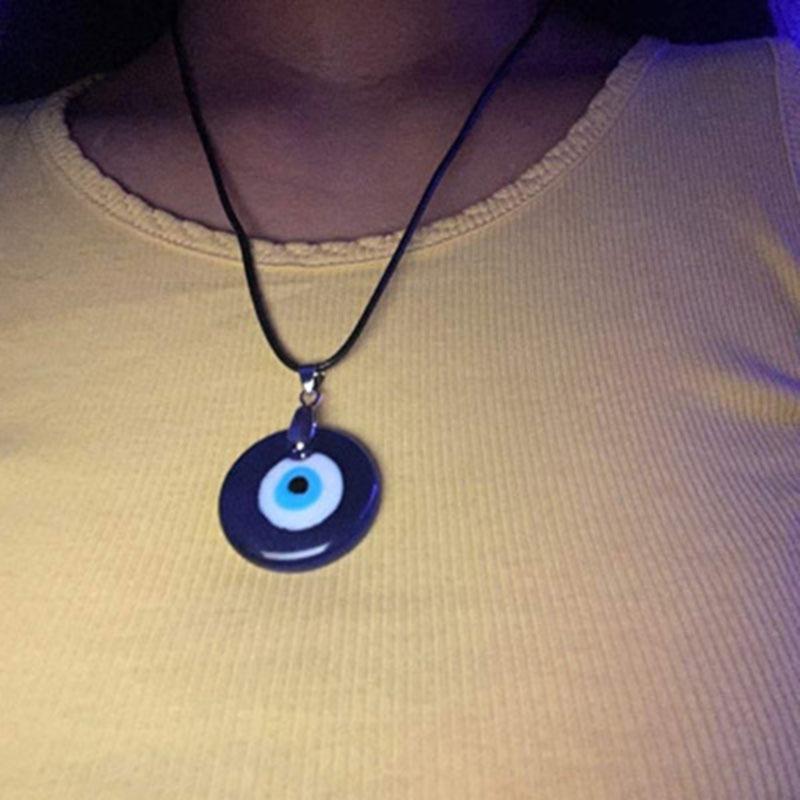 Lucky Blue Eye Necklace Evil Eye Pendant Necklace Turkish Evil Eye for Protection and Blessing for M
