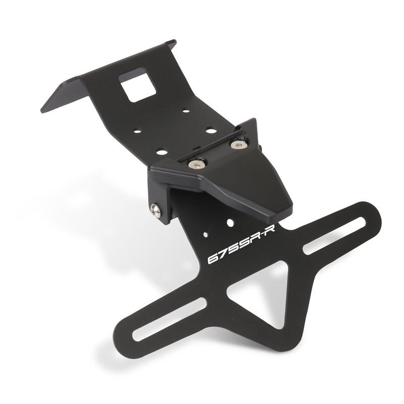 Держатель номерного знака для мотоцикла Подходит для 675SR 675NK 675 SR 675SR R Задний Короткий Хвост Световой Держатель Хвоста Комплект Кронштейнов