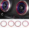 Premium Aluminum Alloy Car Premium Decoration for A1 Wear-Proof Easy to Install Create Curvature of the Original Car Improve Visual Grade Replacement