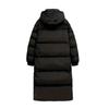 Winter Thick Down Cotton Jacket Versatile European and American Long Style Knee High Hooded Warm Cotton Jacket Jacket