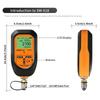 SWEVY SW-618 Digital Vacuum Gauge 0~75000 Microns HVAC Tool w/ Threshold Alert