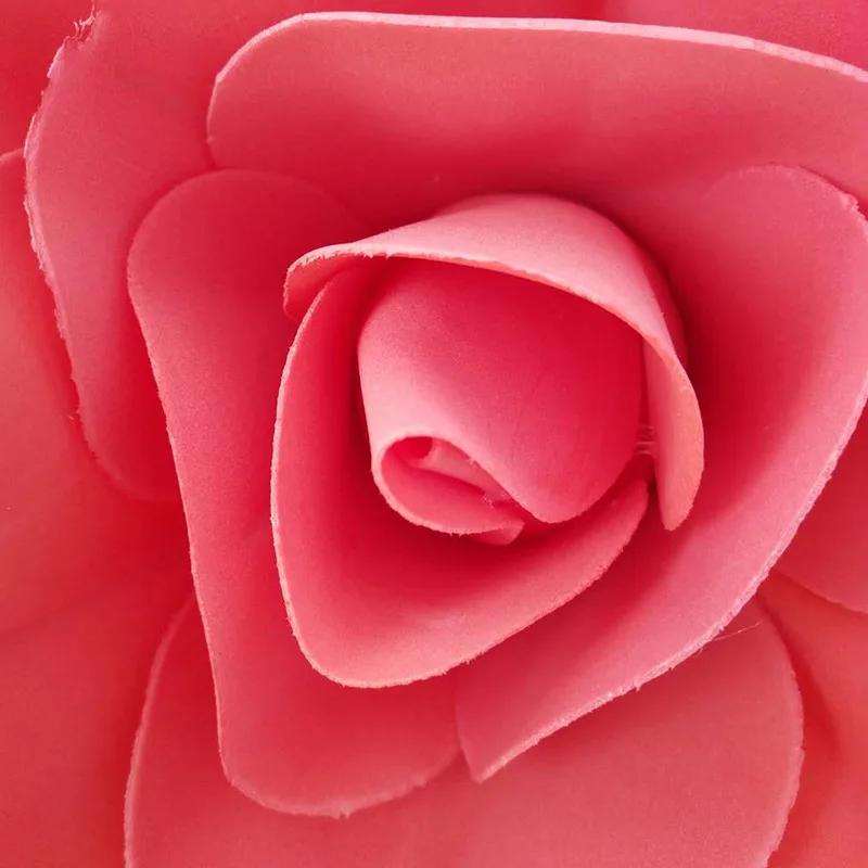 Large Rose PE Foam Flowers Wedding Flower Wall Backdrops Decor Nursery Wall Decor Fleur Artificielle Mariage Boda Rosa Flore