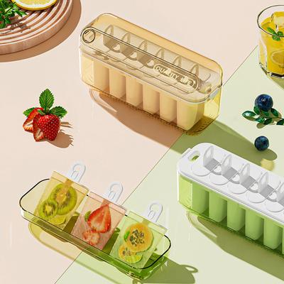 Форма для мороженого и кубиков льда с крышкой, пластиковая форма без BPA