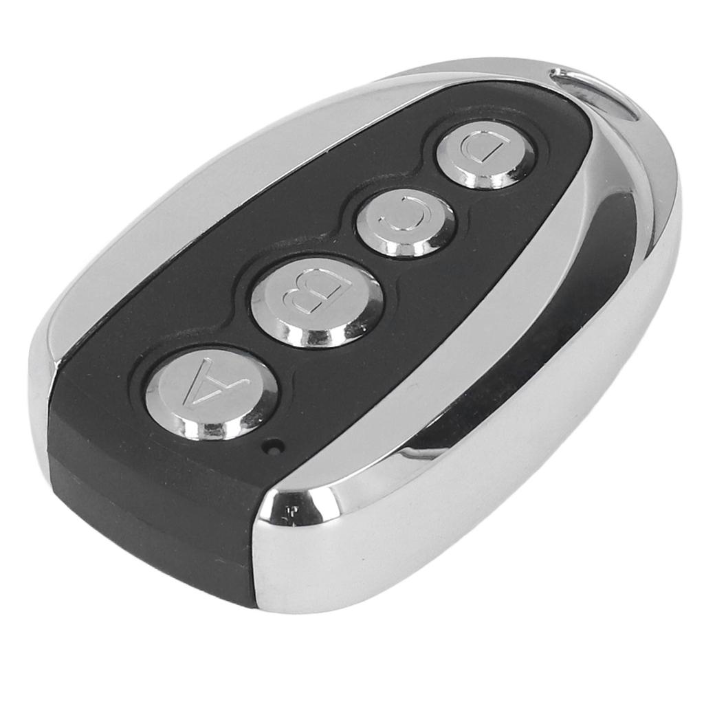 Garage Door Remote Control Opener 433MHz 4 Buttons Anti Theft with Key Chain for Curtain Doors