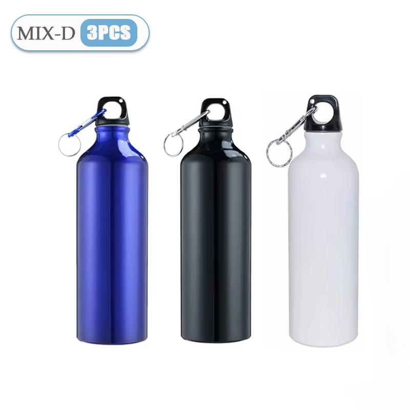 500/750 мл Алюминиевая Спортивная Фляга для Воды для Велосипеда для Активного Отдыха Питьевой Чайник Питьевая Чашка Герметичная Бутыль для Воды для Путешествий Бега Кемпинга