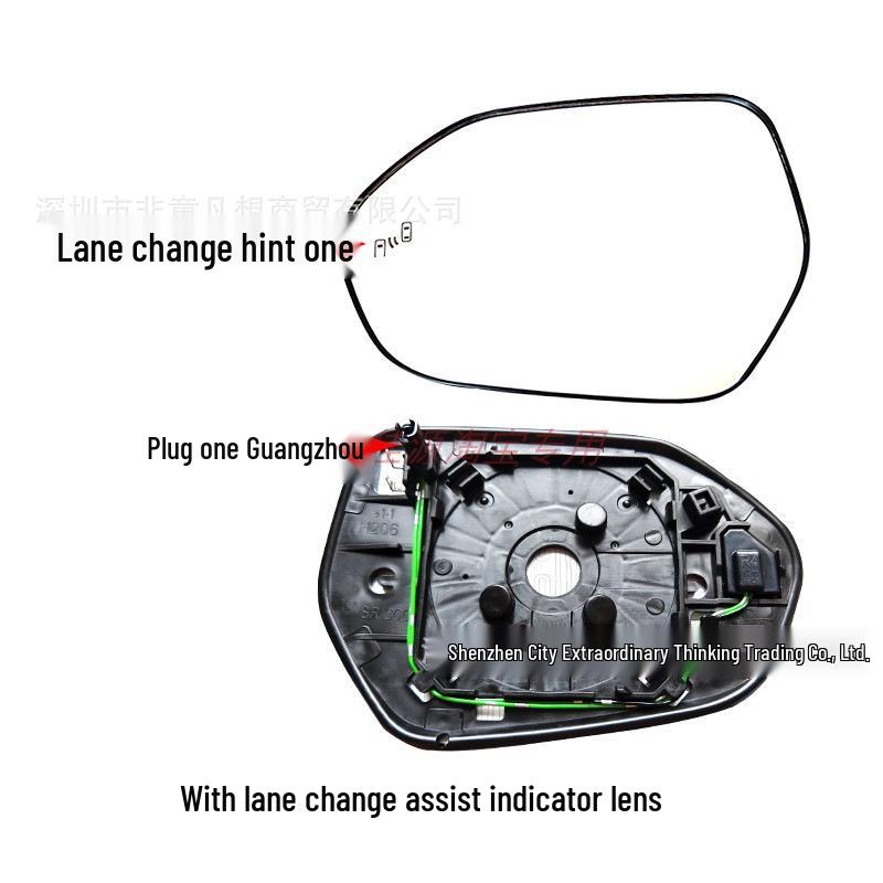 Toyota 8th Gen Camry (2018-2023) Rearview Mirror Shell, Turn Signal Lens & Frame