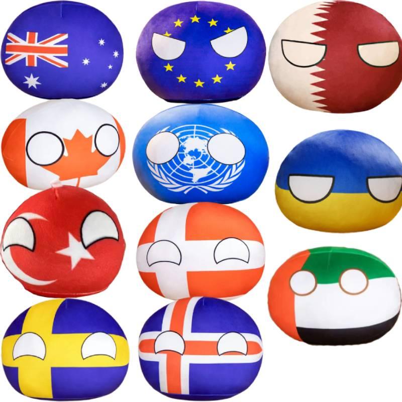 Elastic And Super Soft Cartoon Country Pillow For Home Decoration