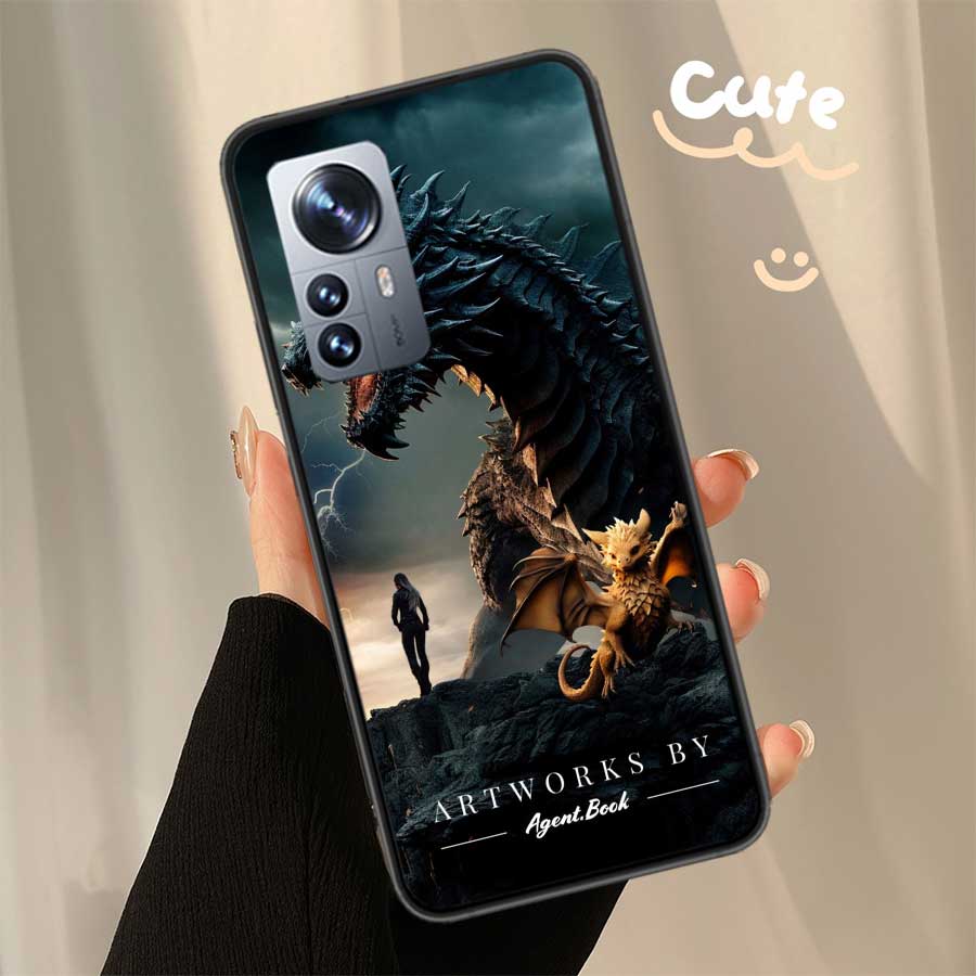 Чехол для телефона F-Fourth W-Wing Dragon для Xiaomi Poco F7 Mi 14 Ultra 15 13 12 Pro 11T 10T 12T Pro 12X 11i 11 10 Lite 5G 9 8 Cover Ca