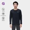 Qinggong 2026 Autumn/Winter Breathable Grid Thermal Long-Sleeve Base Layer T-Shirt