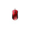 Buffalo BSMLU100RD Wired Laser 3-Button Mouse, Red