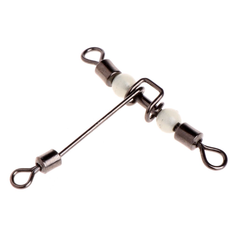 Разветвитель Wivels Подшипник 3-х ходовой соединитель Т-образные рыболовные вертлюги вращающийся вертлюг с перламутровым светом