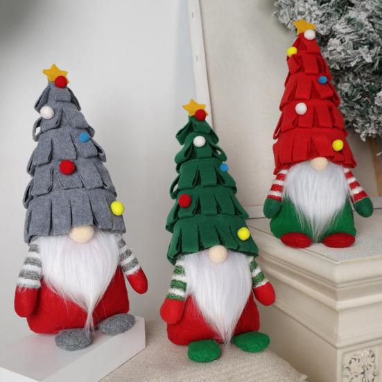 Рождественский гном безликий старик фигурка креативное украшение для камина праздничное семейное украшение-гном для каминной полки, стола, центра, тумбы под телевизор