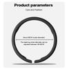 8D Nappa leather Car Steering Wheel Cover For Porsche Cayenne Taycan Macan Panamera 718 911 Cayman Auto Accessories