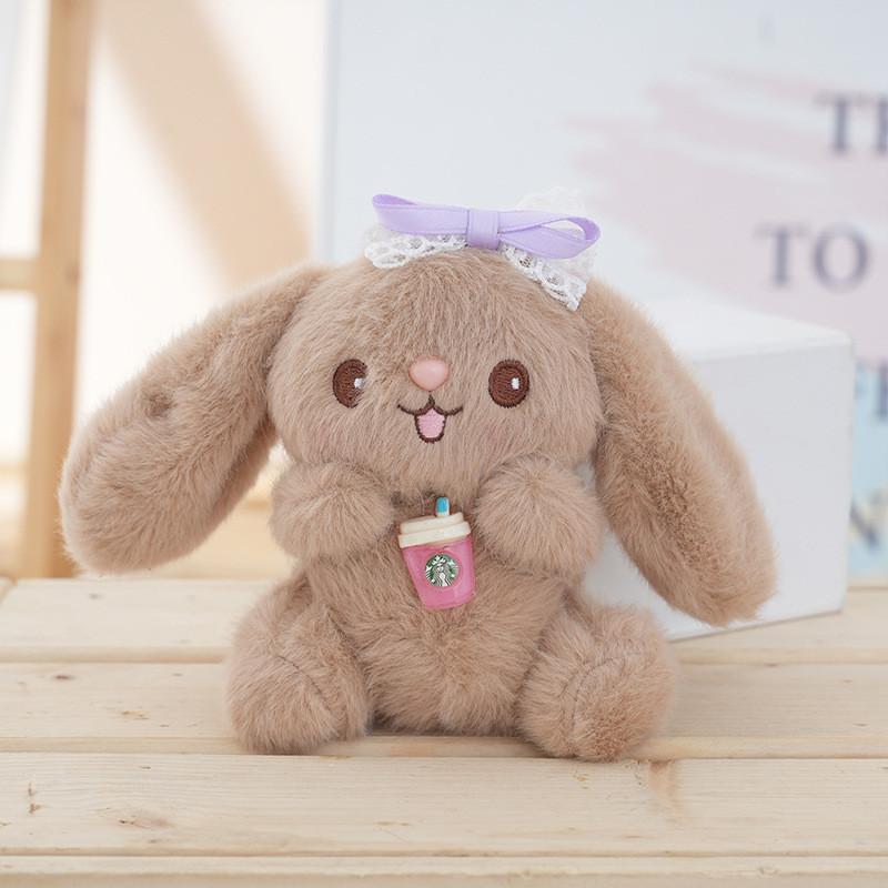 Plush Bunny Keychain With Pp Cotton Filling For Kids And Adults