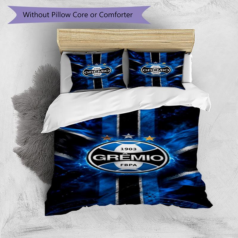 Fc 1903 Emblem Printed Pattern Duvet Cover Set – includes 1 duvet cover and 2 matching pillowcases Bedroom decor Christmas gifts