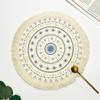 Romantic Bohemian Placemats Round Coaster Cotton Pad Heat Insulation Mat  Wedding Table Decor