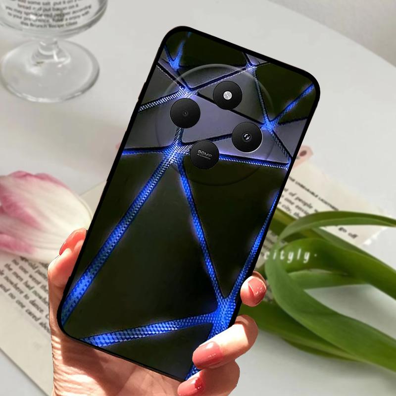 For Redmi 14R 5G Case 14 R Shockproof Silicone TPU Balck Matte Phone Cover For Xiaomi Poco C75 4G C 75 Protective Bumper Fundas